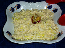 Fot. Mama - Różyczki, Błyskawiczna surówka z pora wg babci