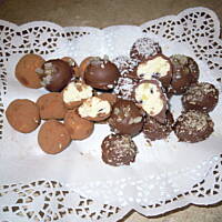 trufelki cytrynowe z czekoladą