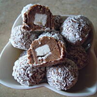 czekoladowo-kokosowe  trufelki