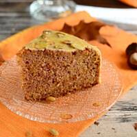 Ciasto dyniowe z pomarańczowym lukrem