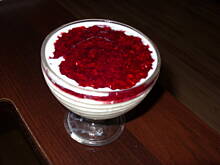 Fot. OwocowaSałateczka, Deser mleczno-malinowy