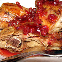 Kaczka w sosie żurawinowym