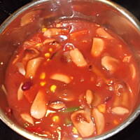 Parówki po meksykańsku