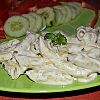 Makaron z mozzarellą