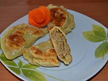 Fot. Duusiak, Pierogi z mięsem i cebulą