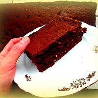 Ciasto czekoladowe z orzechami laskowymi