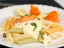 Fot. Wkn, Sos łososiowy z serkiem śniadaniowym