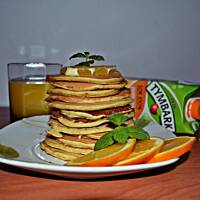 Pomarańczowe pancakes