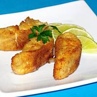 Jesiotr smażony w bułce