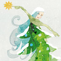 O tym jak jutka stała się choinką