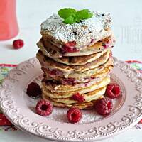 Pancakes malinowe