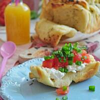 Odrywany chlebek na śniadanie