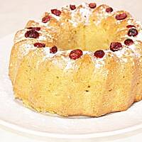 Babka z żurawiną