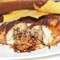 Faszerowane udka kalafiorem i pieczarkami