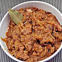 Bigos z kiszonej kapusty