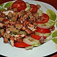 Sałatka z cytrynowym kurczakiem