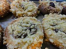 Fot. madlinka, Bułeczki drożdżowe z dżemem i kruszonką