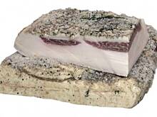 Fot. majolika, Ruskie"sało"-rarytas, choć zgrzebny