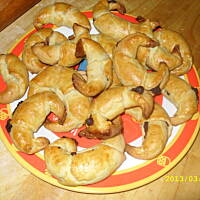 Rogaliki krucho-drożdżowe