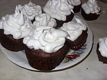 Fot. OwocowaSałateczka, Babeczki z nutą piernikowo-cynamonową pod pokrywą śnieżną