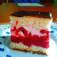 Ciasto malinowo-czekoladowe