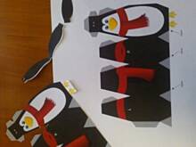 Fot. Wróbelek, Pingwin – szablon