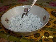 Fot. JustynaH, Pasta twarogowa z czosnkiem niedźwiedzim i czarnuszką