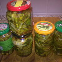 Ogorki  z chili na zime