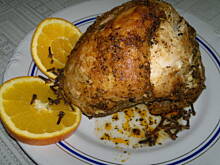 Fot. pwyso, pieczona szynka