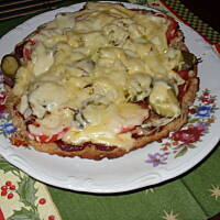 Pizza na żytnio-otrębowym spodzie