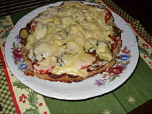 Fot. OwocowaSałateczka, Pizza na żytnio-otrębowym spodzie