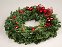 Fot. Wkn, Wieńce bożonarodzeniowe dla początkujących - nie tylko do domu