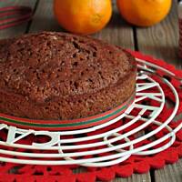 Ciasto kakaowo-pomarańczowe z cynamonowy cukrem