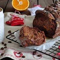 Odrywany chlebek kawowo-pomarańczowy