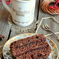 Piernik z marcepanem i powidłami