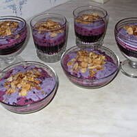 Jagodowy deser wg. OwocowejSałateczki