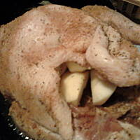 Pieczona gęś z czubrycą i jabłkami - w wielkim uproszczeniu