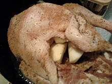 Fot. Dżanina Fonda, Pieczona gęś z czubrycą i jabłkami - w wielkim uproszczeniu