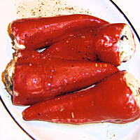 Papryczki nadziewane serem w zalewie wg M&Ł