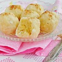 węgierskie knedle z białego sera..