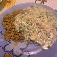 Drób w białej potrawce - mojej babci.