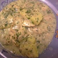 Drób w białej potrawce - mojej babci.