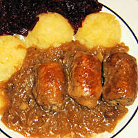 Roladki w sosie cebulowo jabłkowym wg M&Ł