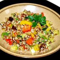 Gryczana z warzywami