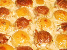 Fot. mariola2000, Frykadelki w szynce zapieczone z ziemniakami w sosie serowym wg M&Ł