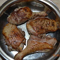 Kaczka w sosie z kluskami śląskimi