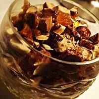 Włoski krem z migdałami w karmelu