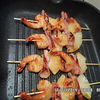 szaszłyki z krewetkami