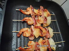 Fot. borniak78, szaszłyki z krewetkami