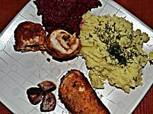 Fot. Duusiak, Roladki drobiowe z pieczarkami i serem